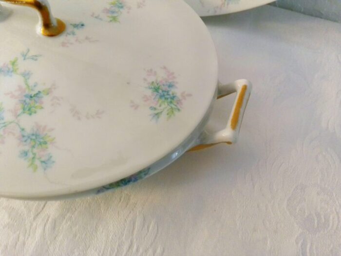 antique haviland french limoges floral dinnerware 32 pcs 3196