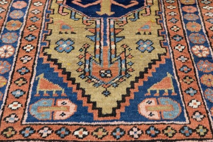 antique heriz rug 26 x 43 9494