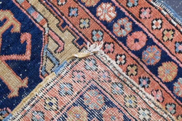 antique heriz rug 26 x 44 7359