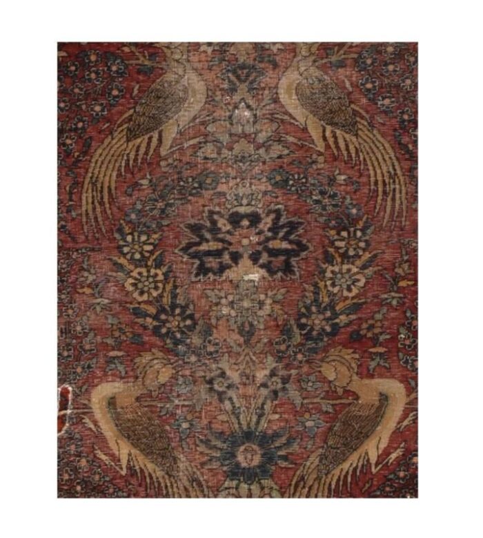 antique kashan rug 33 x 5 9612