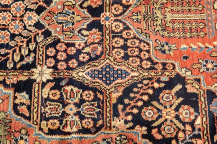 antique kashan rug 48 x 611 1339