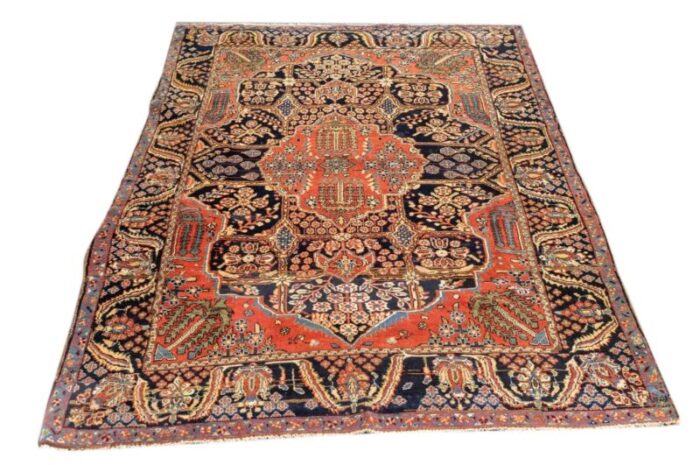 antique kashan rug 48 x 611 1833