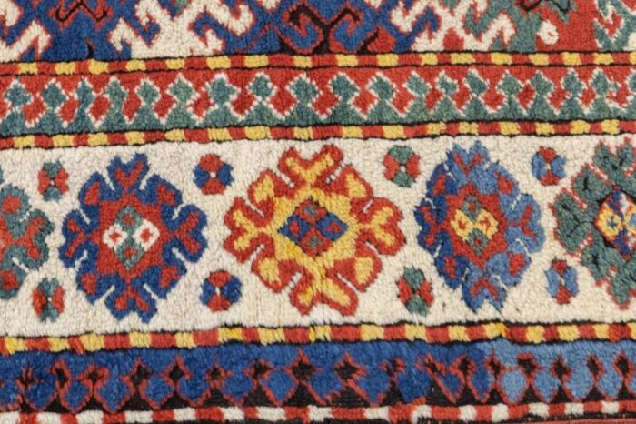 antique kazak borcholo rug 410 x 88 2424