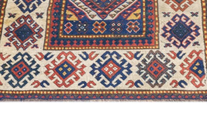 antique kazak rug 34 x 62 4129