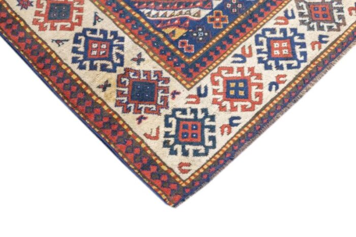 antique kazak rug 34 x 62 6501