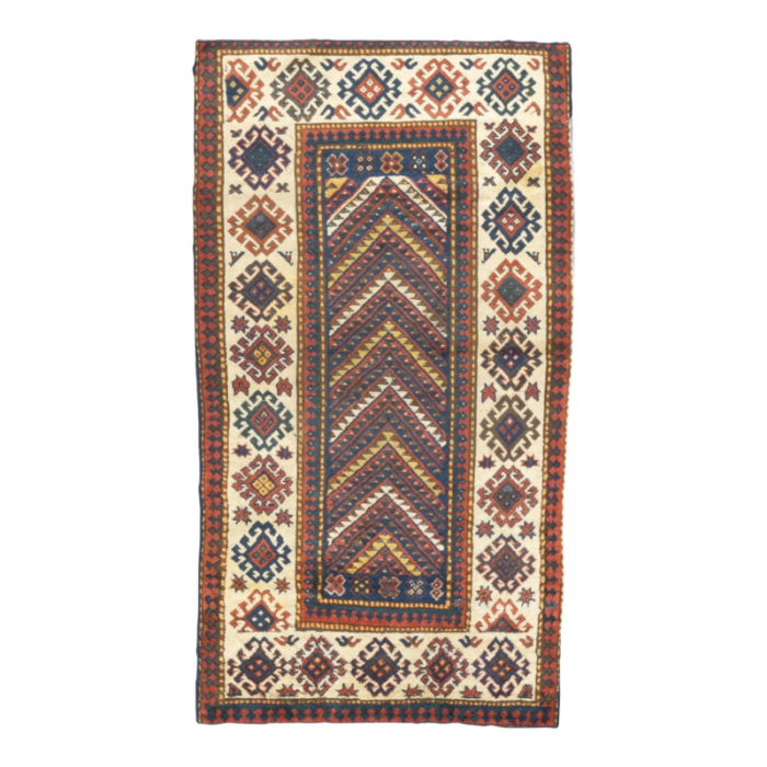 antique kazak rug 34 x 62 8942