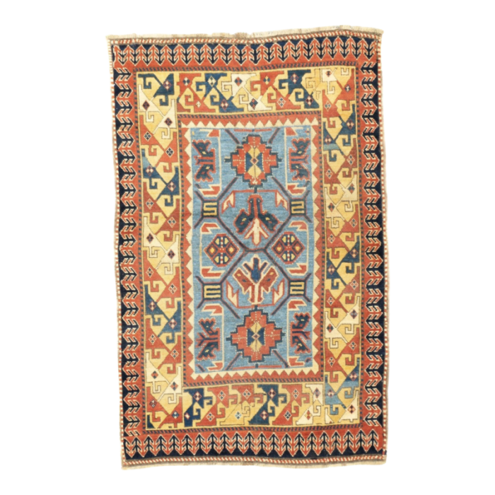 antique kazak rug 35 x 52 5871