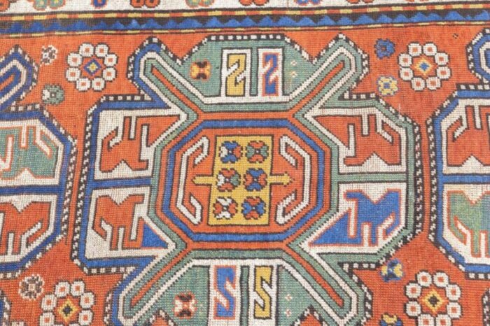 antique kazak rug 35 x 63 3958