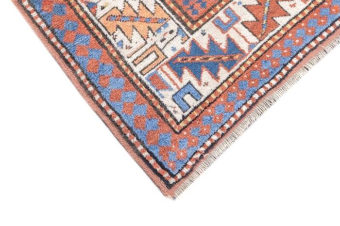 antique kazak rug 37 x 69 0231