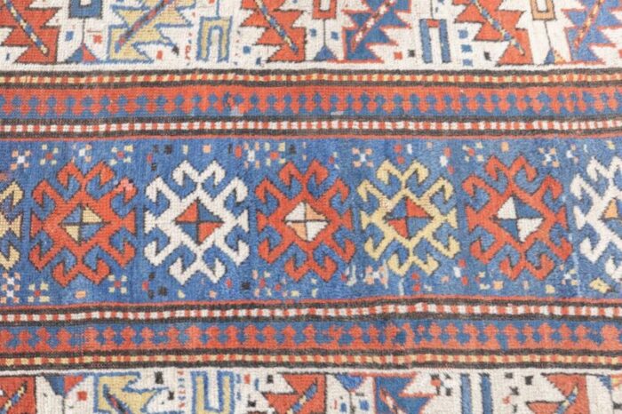 antique kazak rug 37 x 69 0244