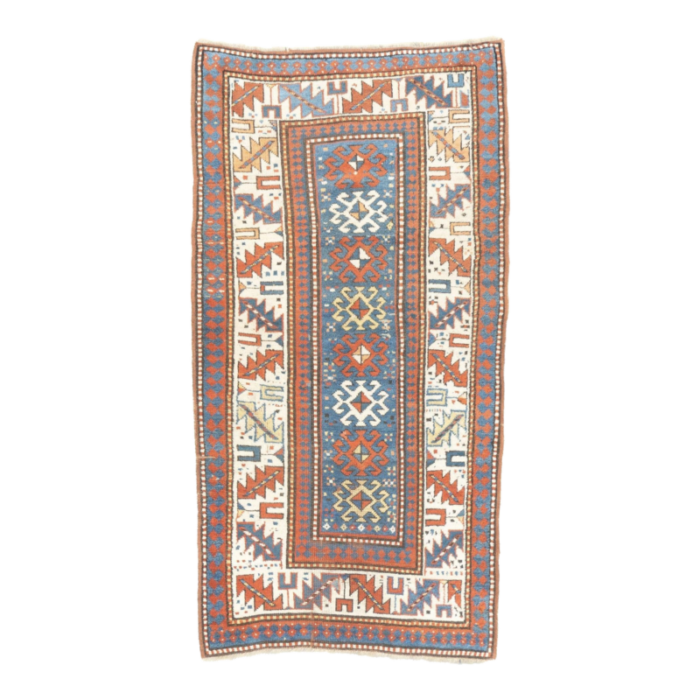 antique kazak rug 37 x 69 4242