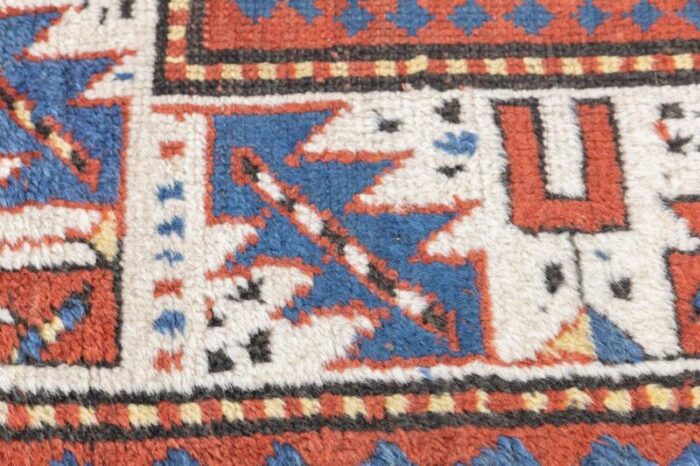 antique kazak rug 37 x 69 5127