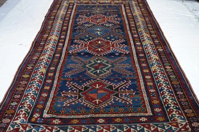 antique kazak rug 57 x 1111 8299