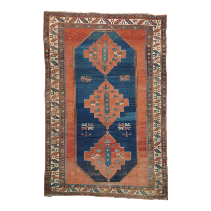 antique kazak rug 58 x 86 3823