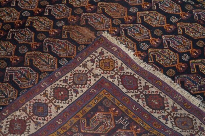 antique khamseh rug 59 x 75 9004