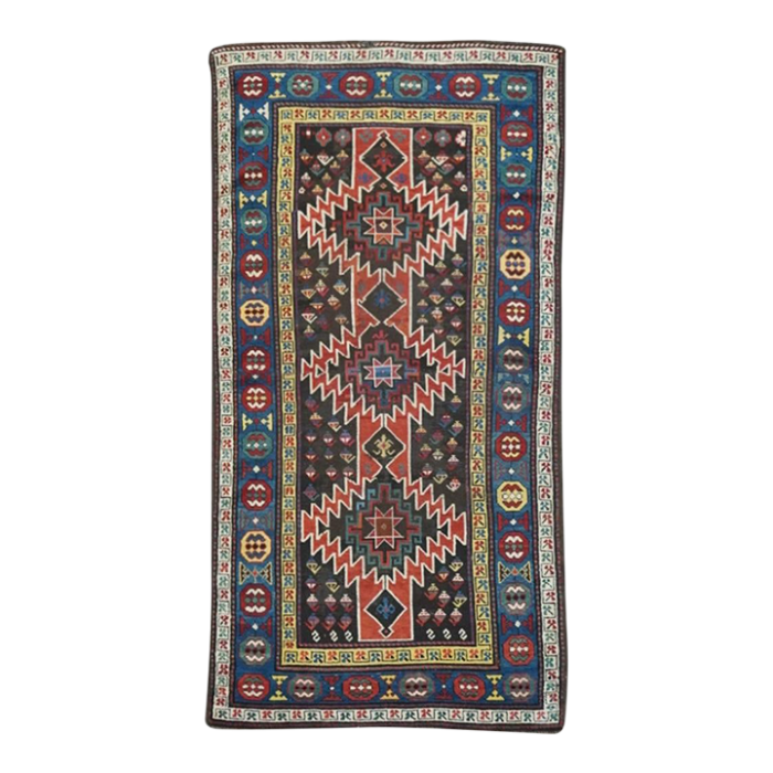 antique kharabagh rug 36 x 610 3092