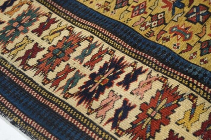 antique kuba rug 32 x 47 0116