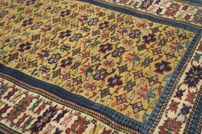 antique kuba rug 32 x 47 3449