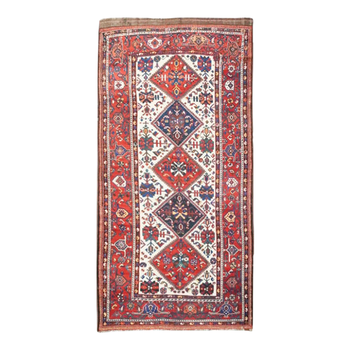 antique kurdish rug 57 x 1010 5542