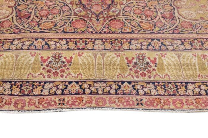 antique lavar kerman rug 89 x 119 0312