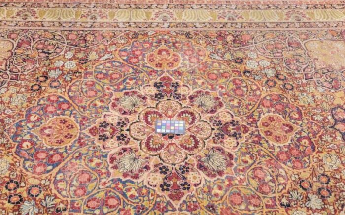 antique lavar kerman rug 89 x 119 7092