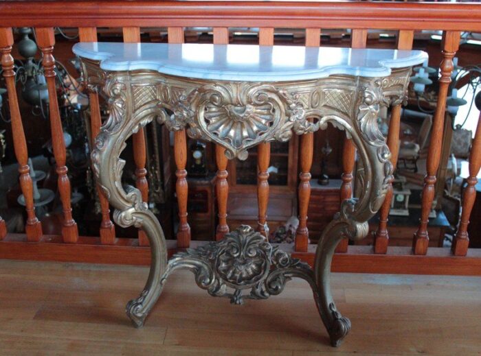 antique louis xv console table 1