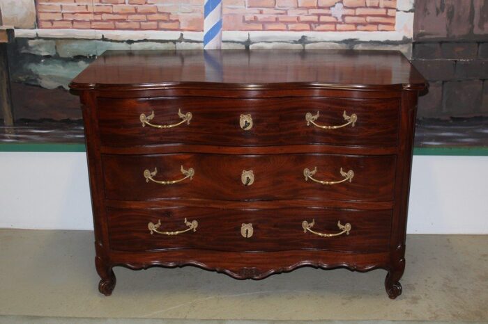 antique louis xv mahogany commode 1