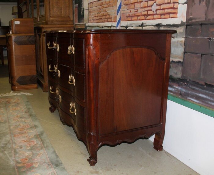 antique louis xv mahogany commode 5