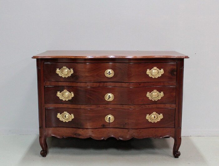 antique louis xv mahogany dresser 1