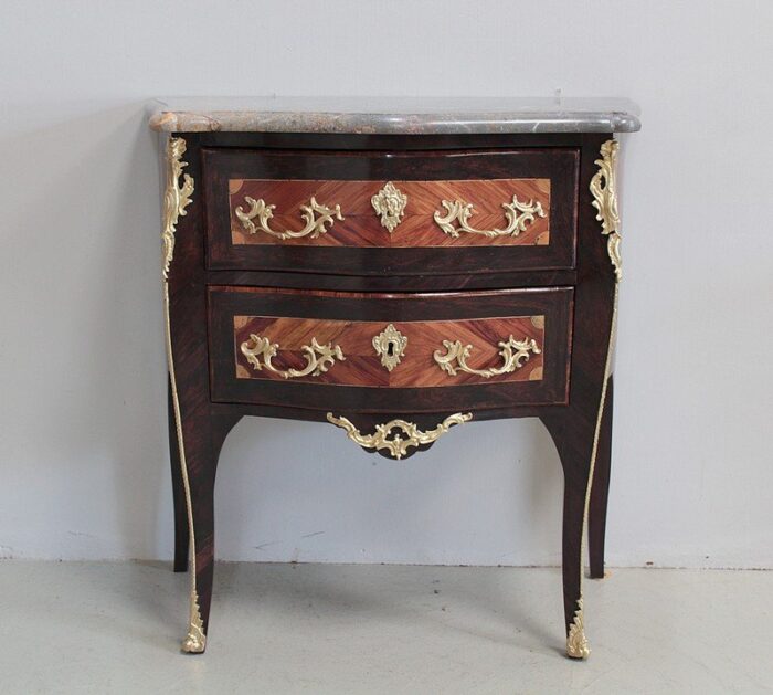 antique louis xv rosewood dresser 1