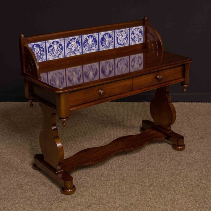 antique mahogany dressing table 7