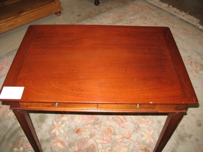 antique mahogany side table 4