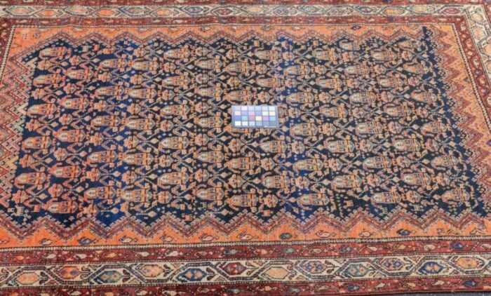 antique malayer rug 43 x 68 1690