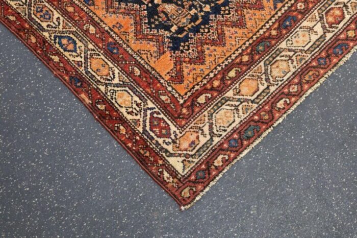 antique malayer rug 43 x 68 1970