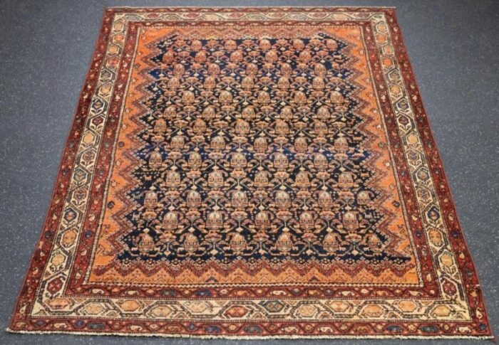 antique malayer rug 43 x 68 4289