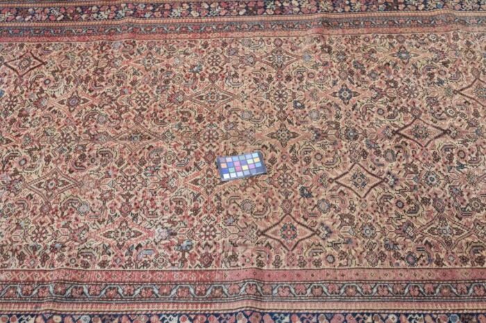 antique malayer shabby chic rug 59 x 129 5517