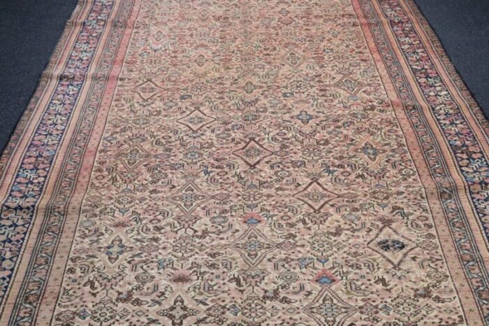 antique malayer shabby chic rug 59 x 129 6266