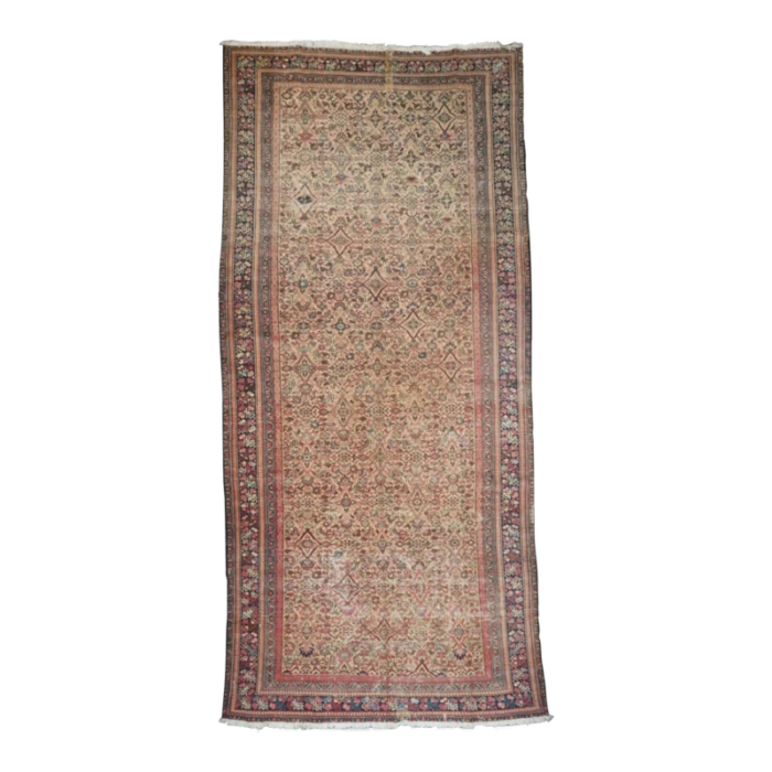 antique malayer shabby chic rug 59 x 129 8697