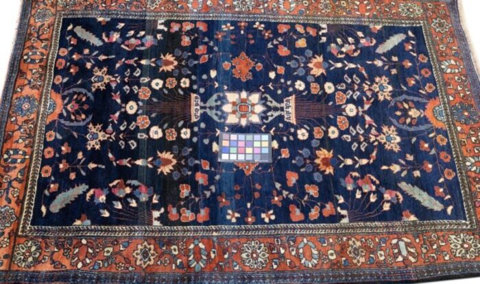 antique mohajeran sarouk rug 39 x 411 7927