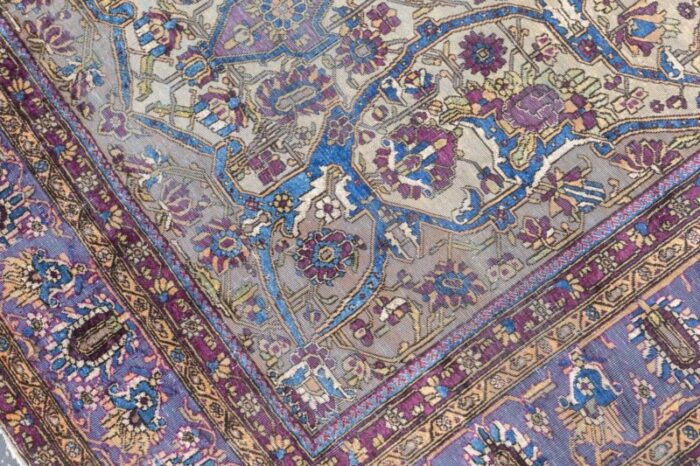 antique mohtasham kashan rug 4 x 610 1458