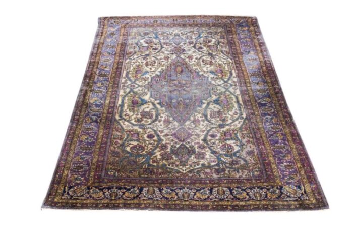 antique mohtasham kashan rug 4 x 610 9241