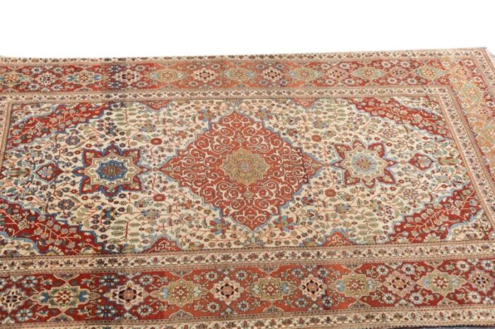 antique mohtasham kashan rug 45 x 73 7559