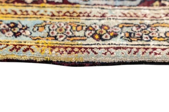 antique mohtasham kashan rug 49 x 81 3793