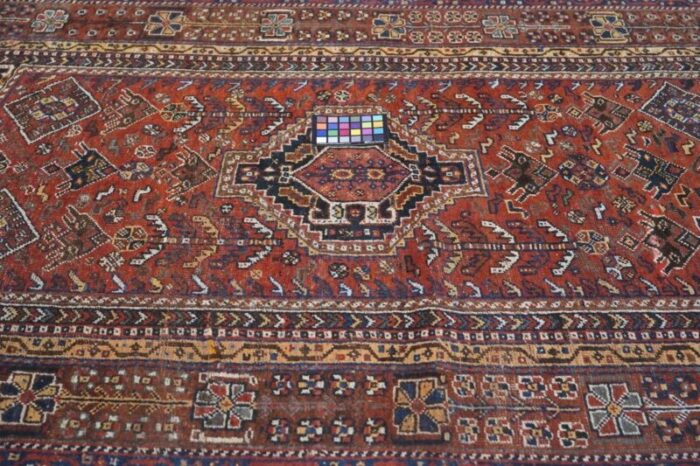 antique persian qashqai rug 49 x 75 1739