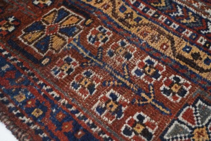 antique persian qashqai rug 49 x 75 4684