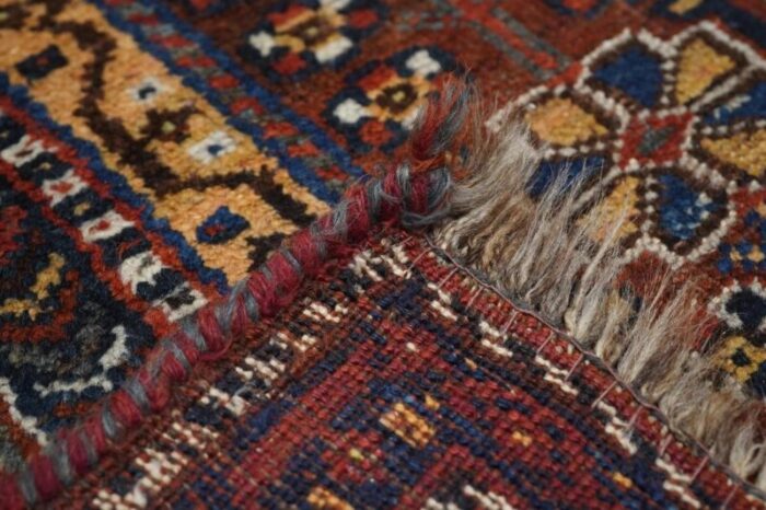 antique persian qashqai rug 49 x 75 5979