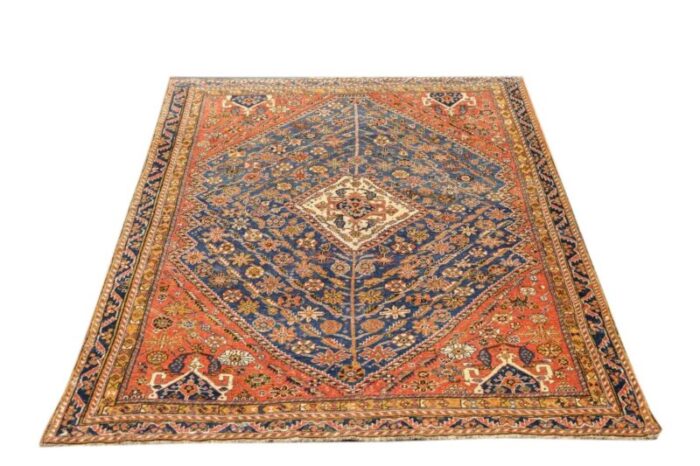 antique qashqai rug 49 x 68 1433