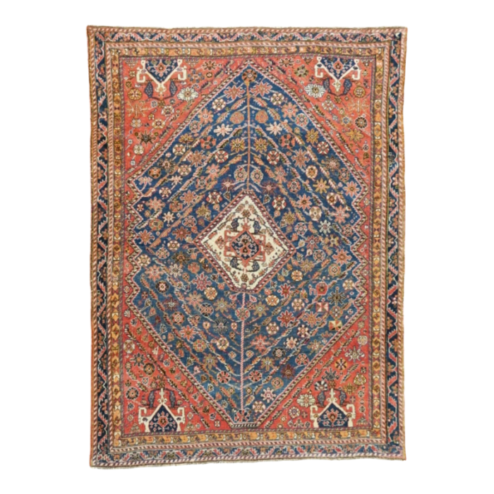 antique qashqai rug 49 x 68 5430