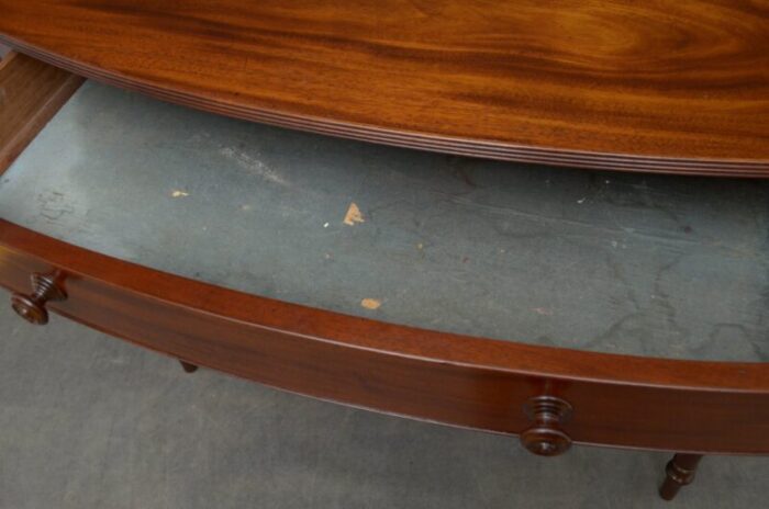 antique regency mahogany desk 4