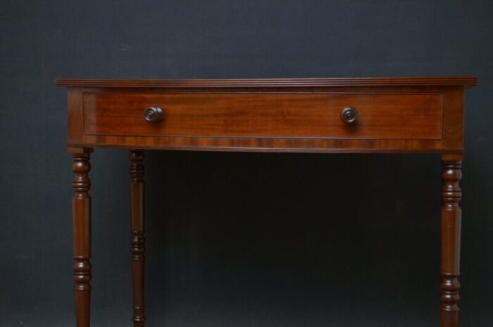 antique regency mahogany desk 7